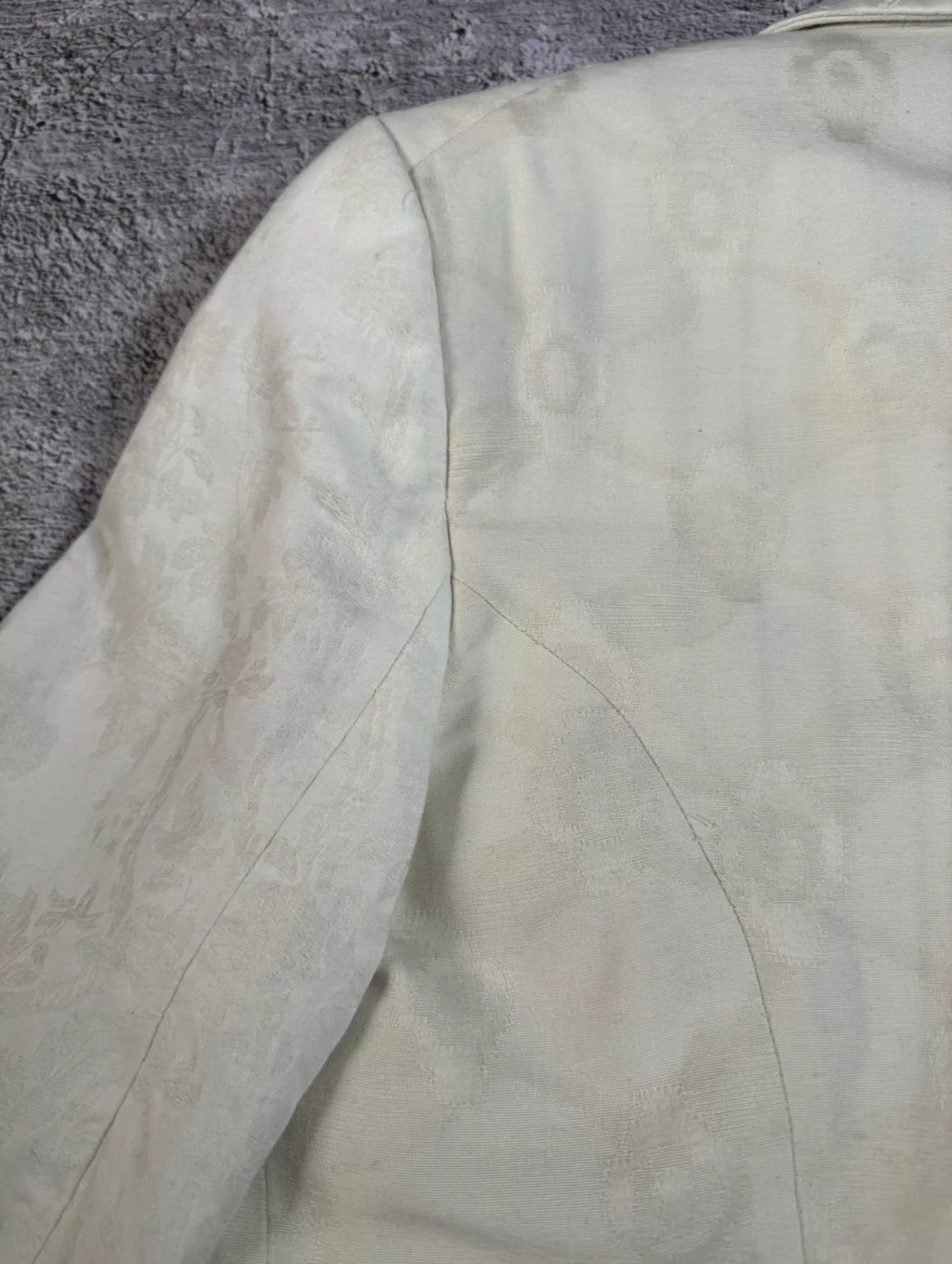 Ann Demeulemeester SS12 Jacquard Shawl-Collar Blazer
