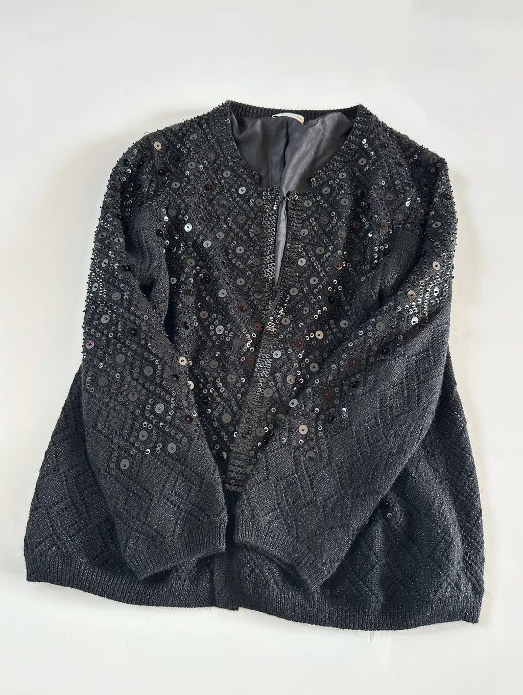 Dries Van Noten heavy-duty beaded cardigan