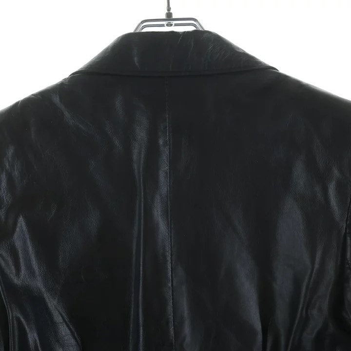 Ann Demeulemeester Black Leather Jacket