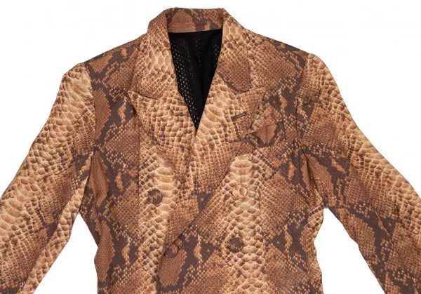 Jean Paul Gaultier Vintage Brown Patterned Blazer