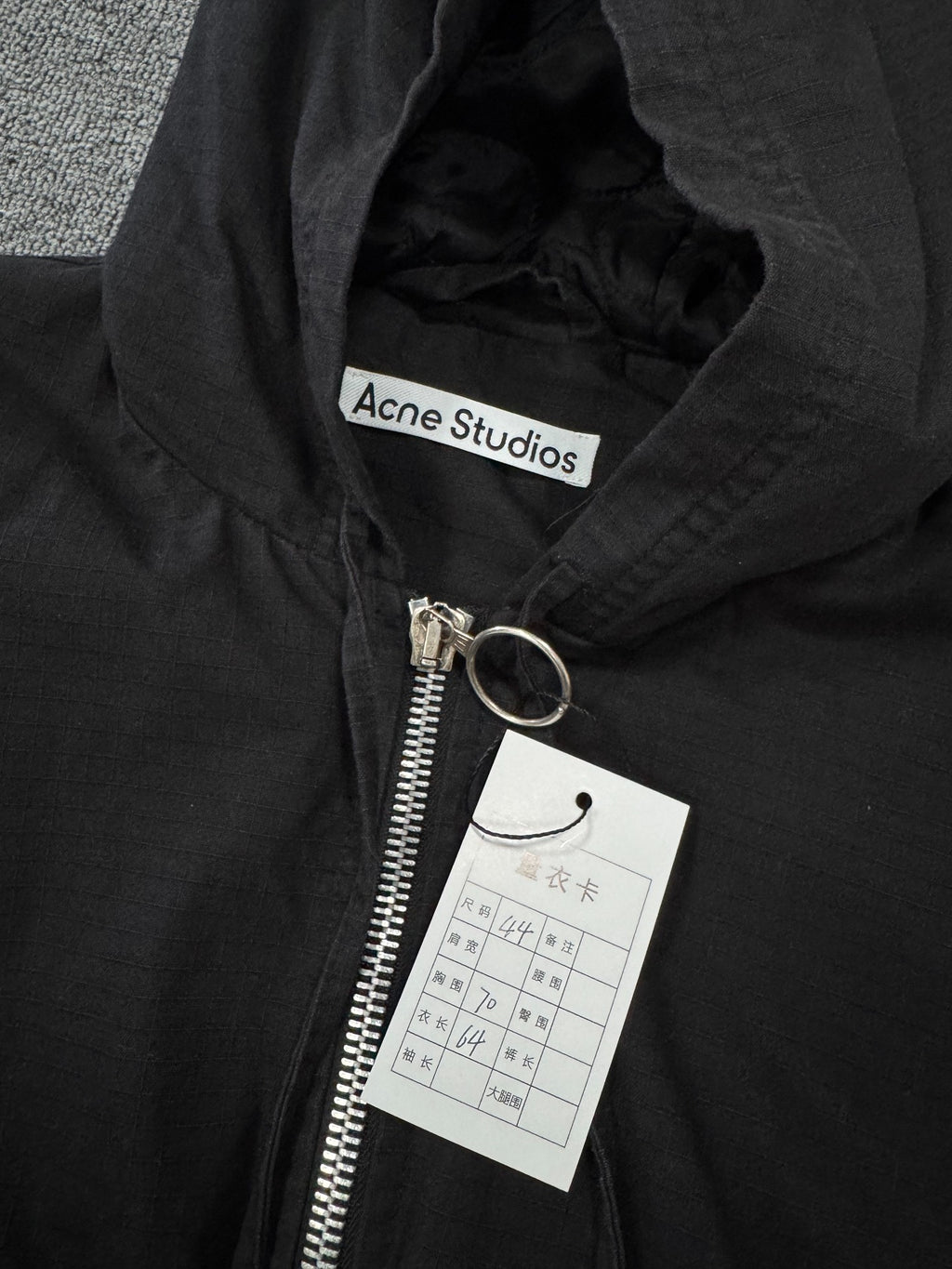 Acne Studios Embroidered Logo Ripstop Padded Jacket