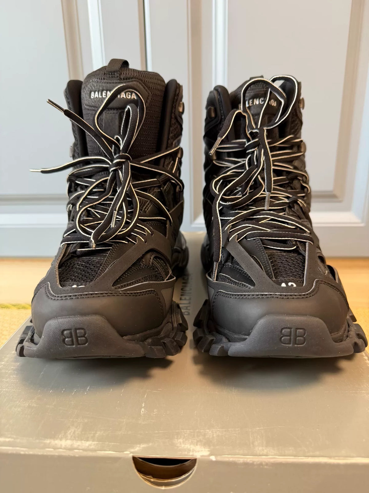 Balenciaga Track Black High-Top Sneakers