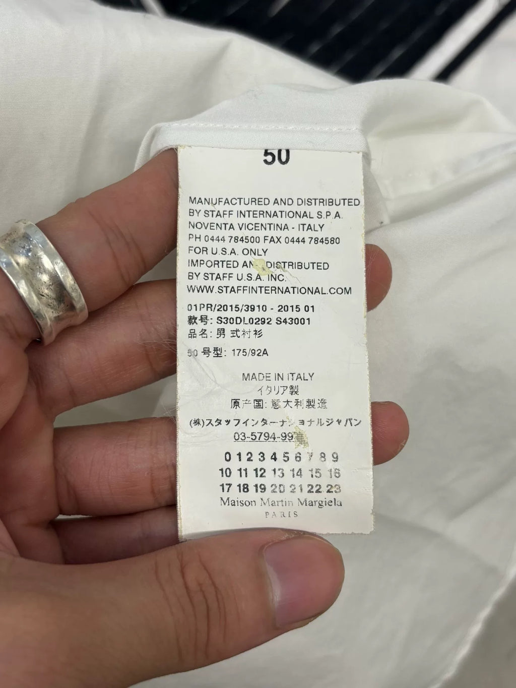 Maison Martin Margiela｜SS2015 Ruined Accordion Shirt