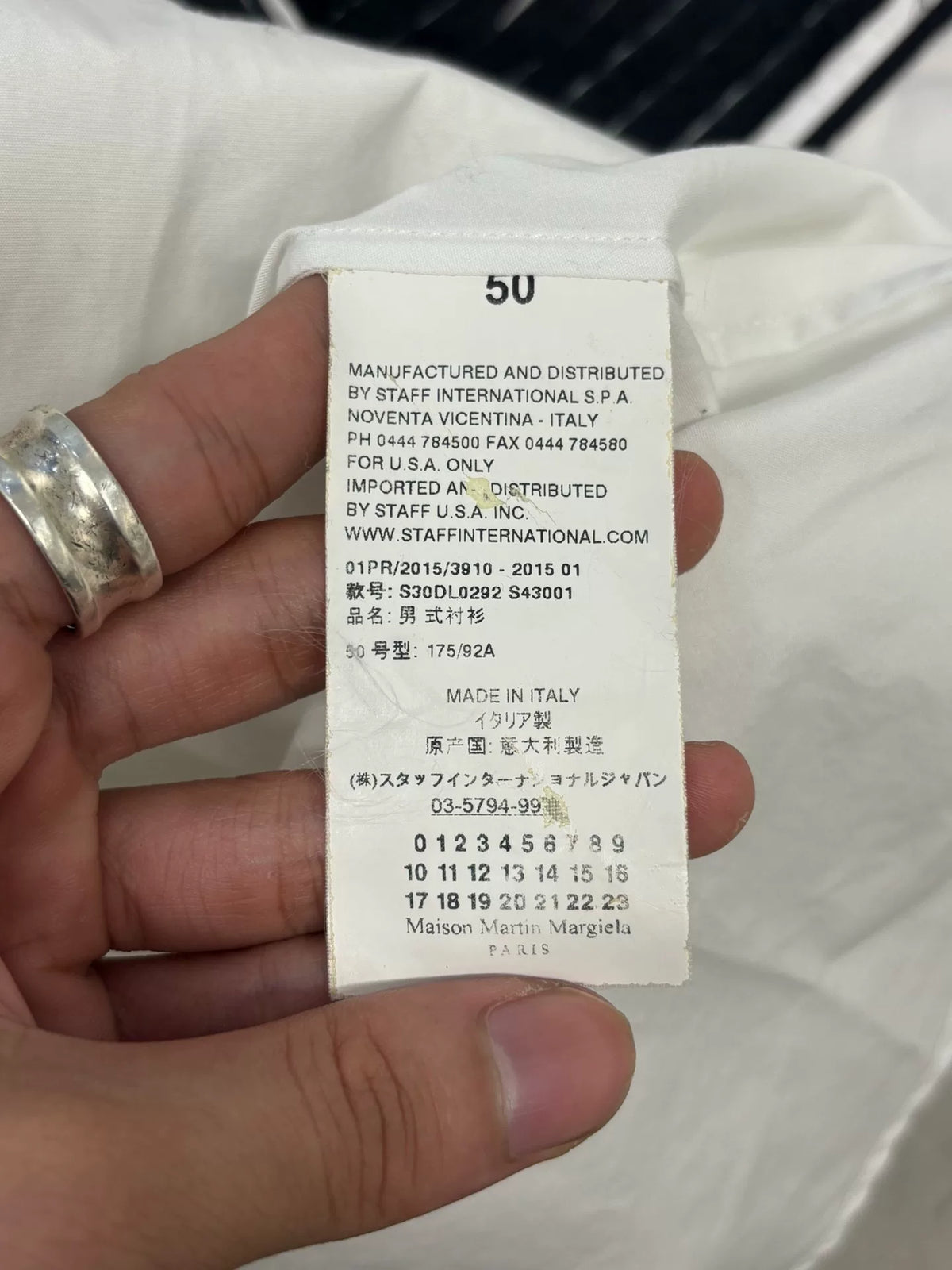 Maison Martin Margiela｜SS2015 Ruined Accordion Shirt