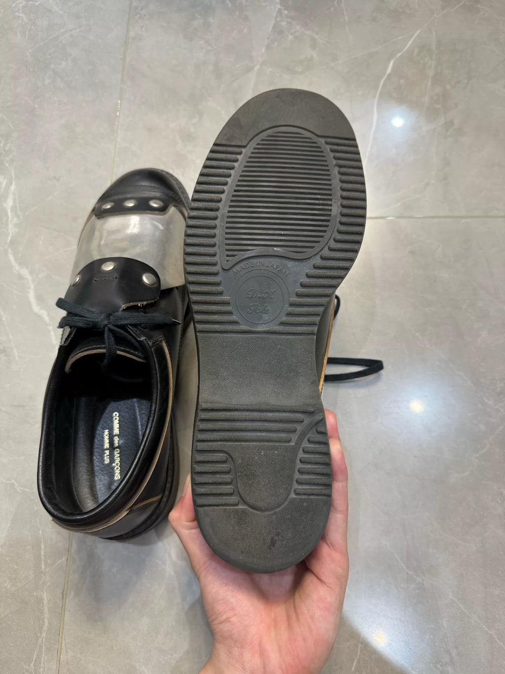 Comme Des Garçons SS20 Homme Plus Iron-Stud Derby Shoes