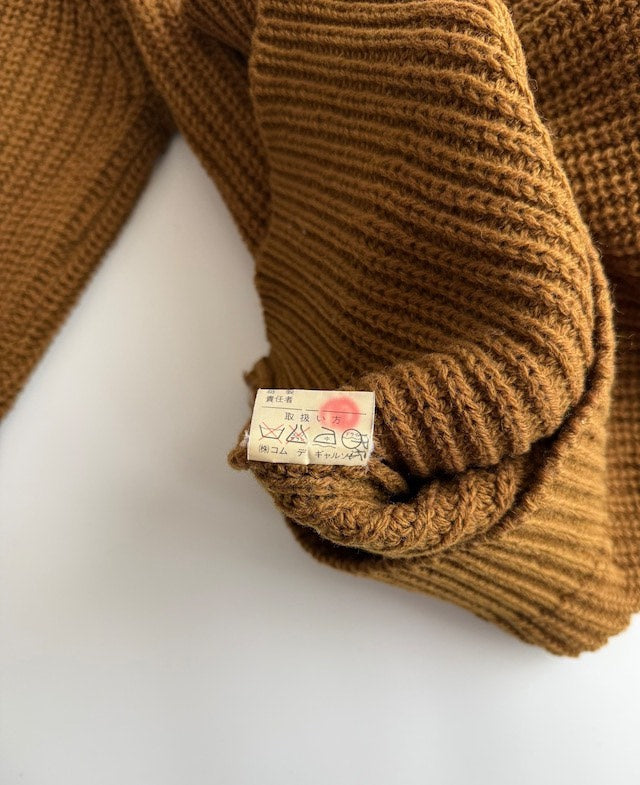 Comme Des Garçons 1970s Wool Blend Knit Sweater