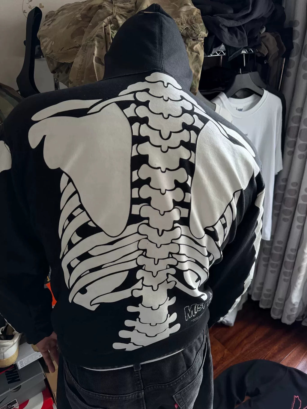 Vintage Misfits Mask Zip Hoodie 2008