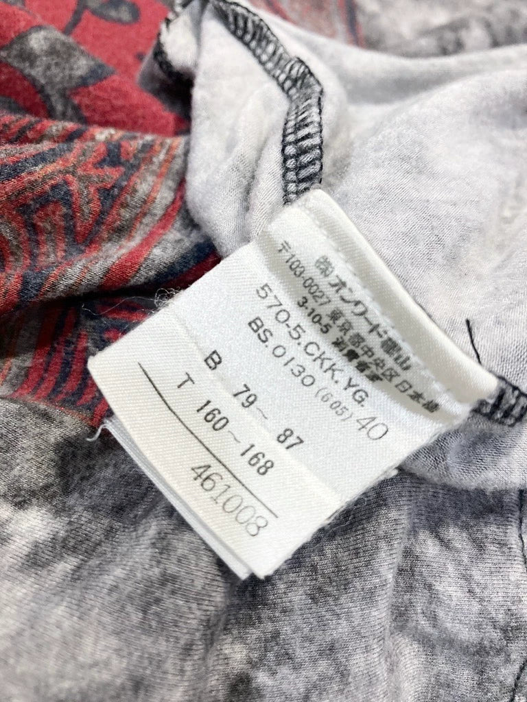 Jean Paul Gaultier Red Top Long Sleeve Top