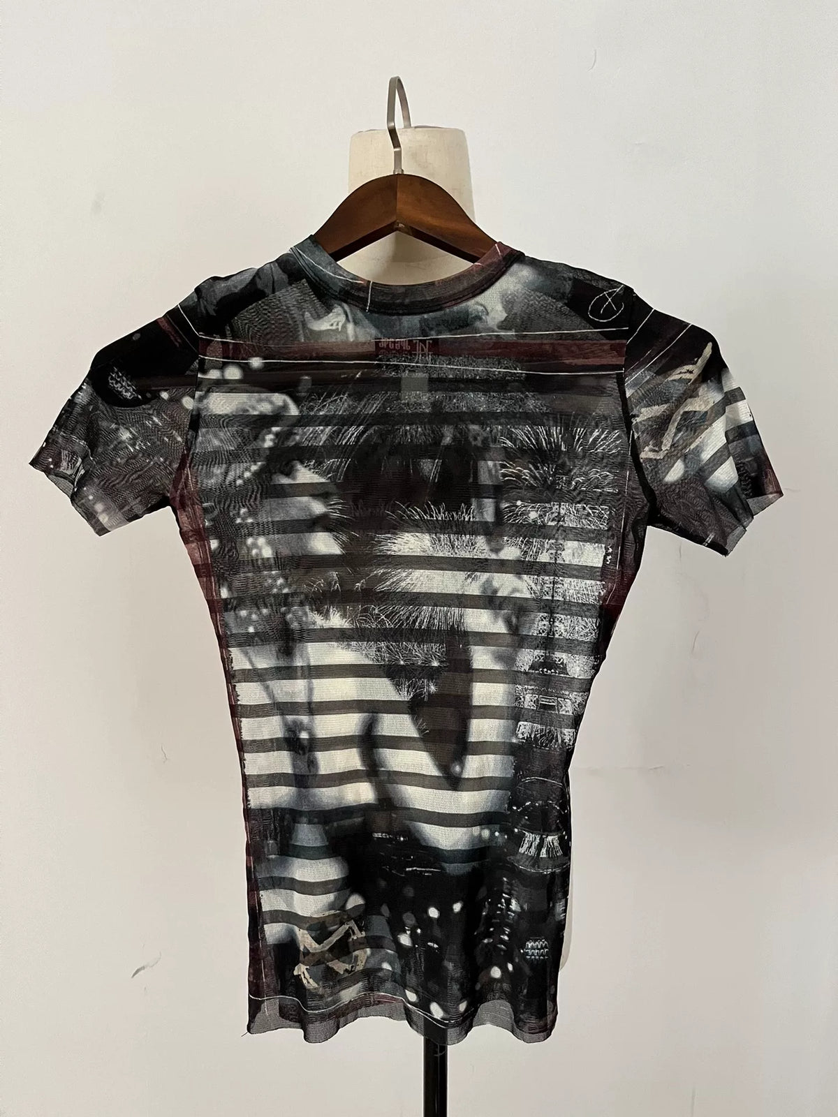 Jean Paul Gaultier Mesh Portrait Top