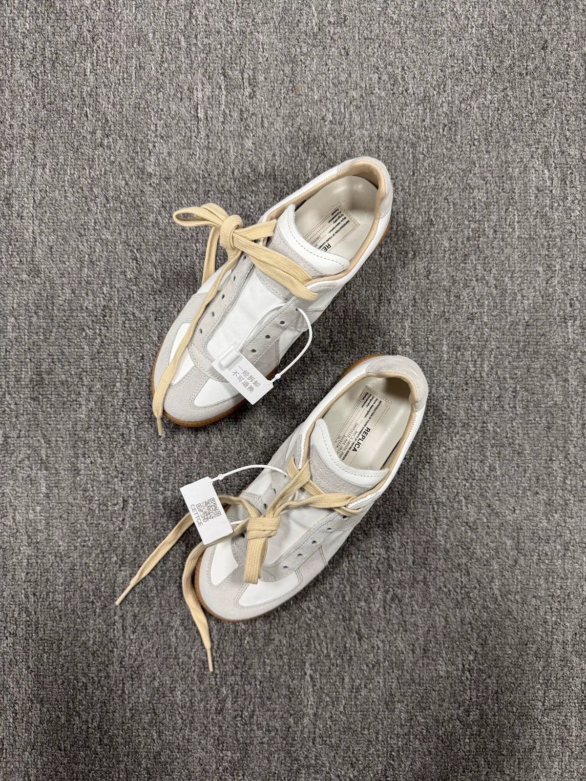 Maison Margiela Vintage White German Army Trainers