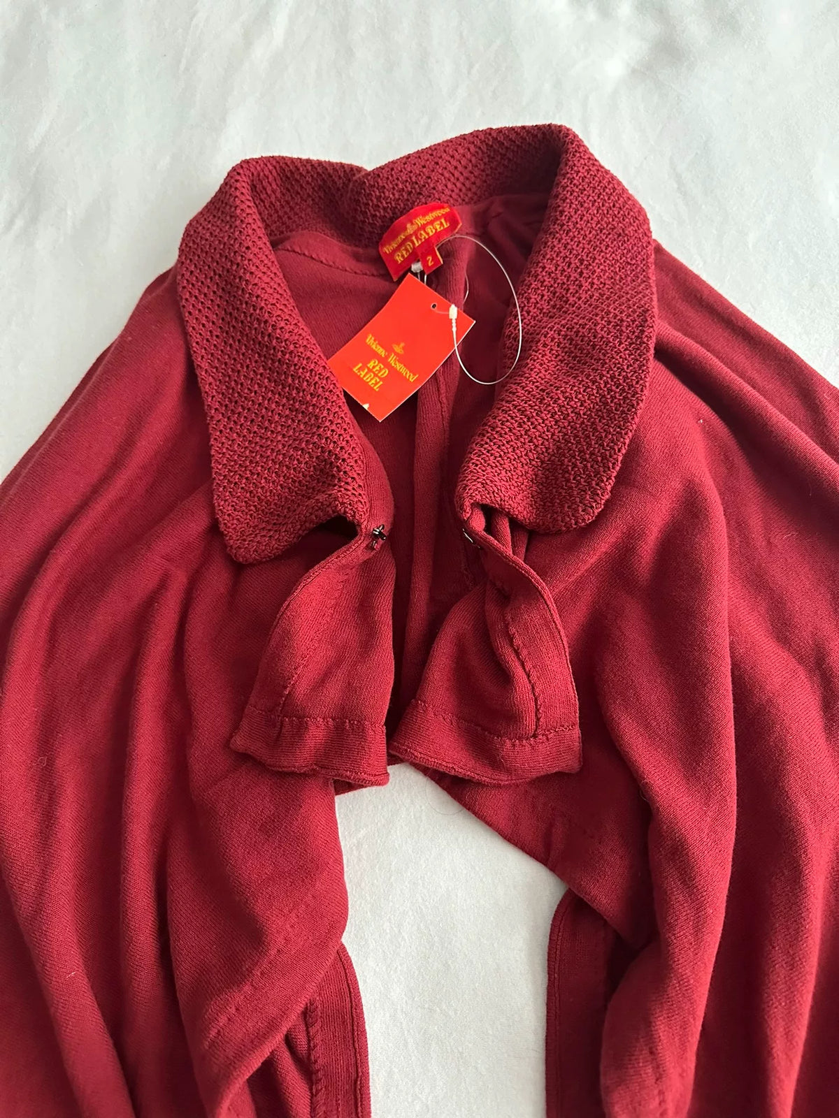 Vivienne Westwood Cape Burgundy Shawl