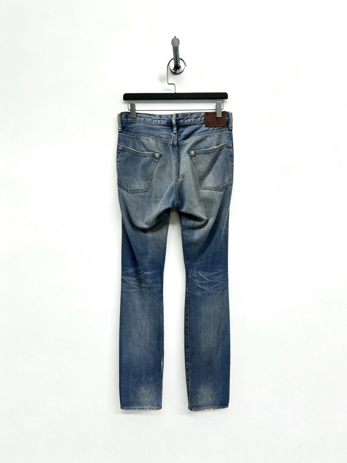 Hysteric Glamour Distressed Washed-Out Ripped Jeans