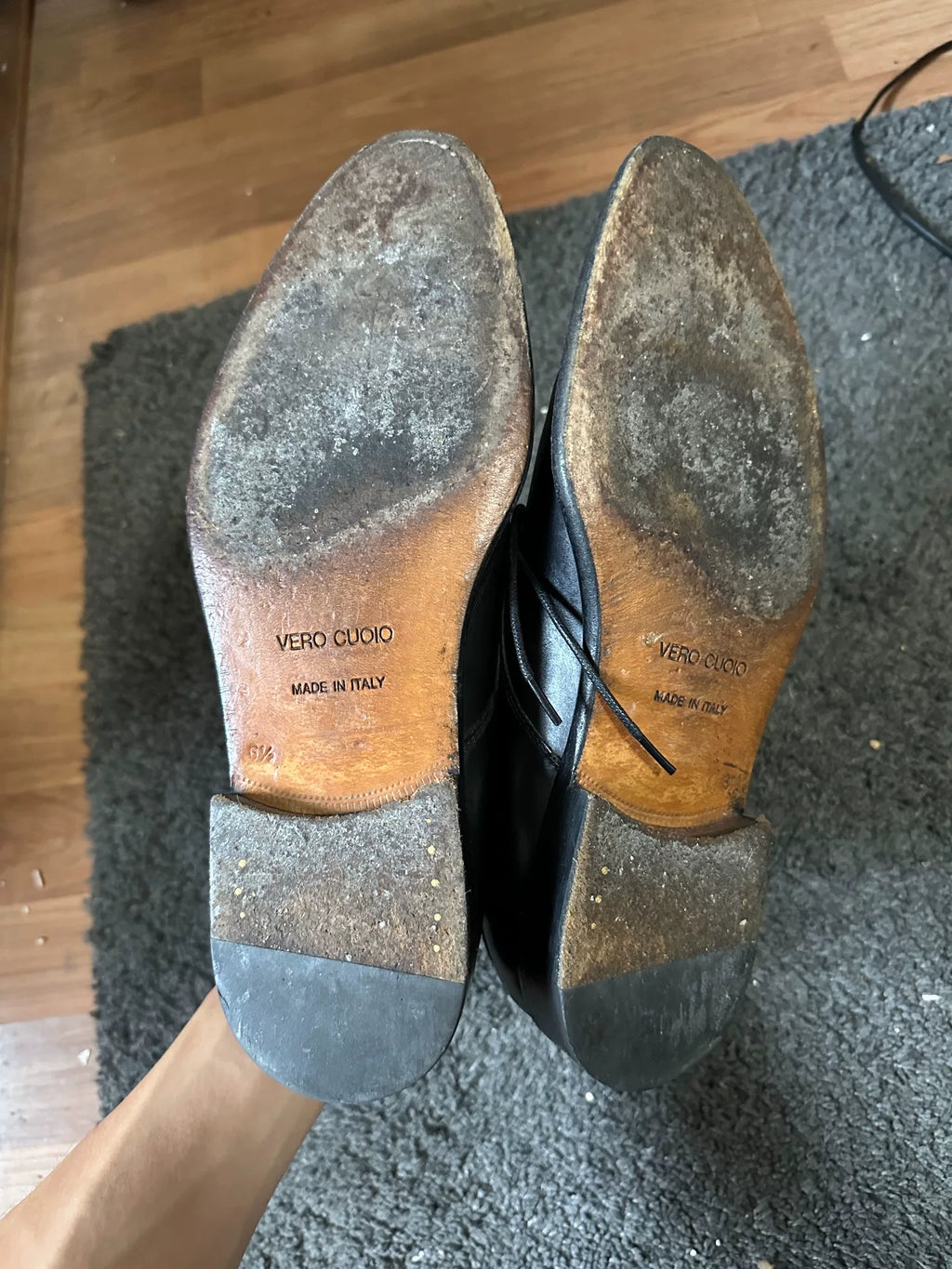 Helmut Lang Archive Derby Pointed Toe Dervies