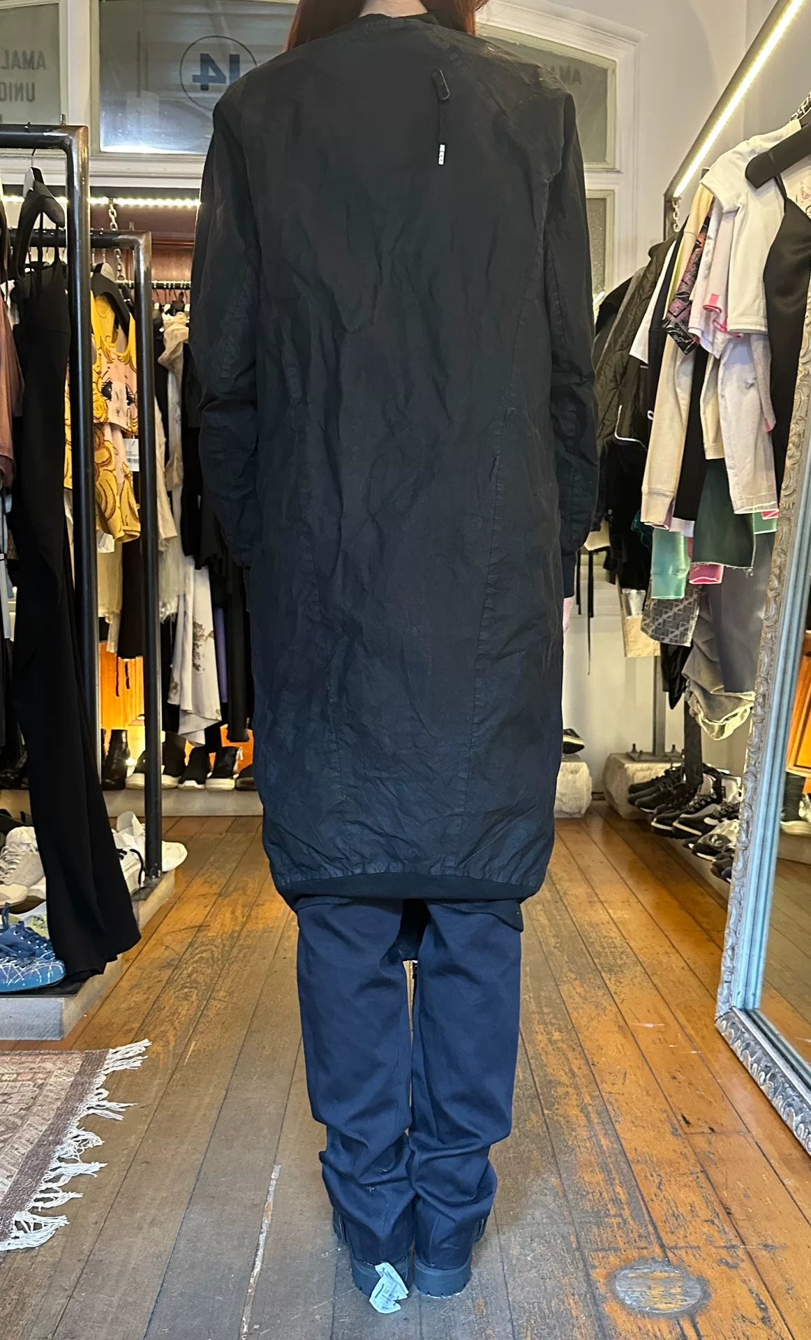 Boris Bidjan Saberi FW17 WBOMBER2 Black Obidian Cotton Jacket