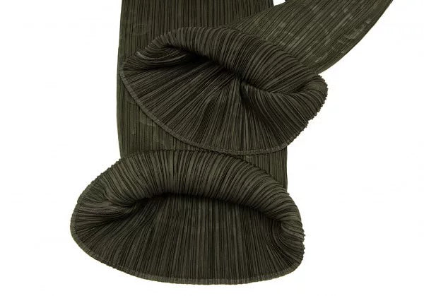 Issey Miyake Vintage Green Patterned Pleated Pants