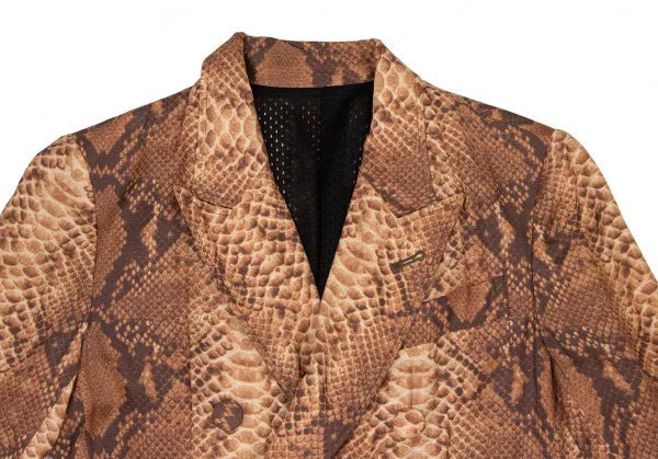 Jean Paul Gaultier Vintage Brown Patterned Blazer