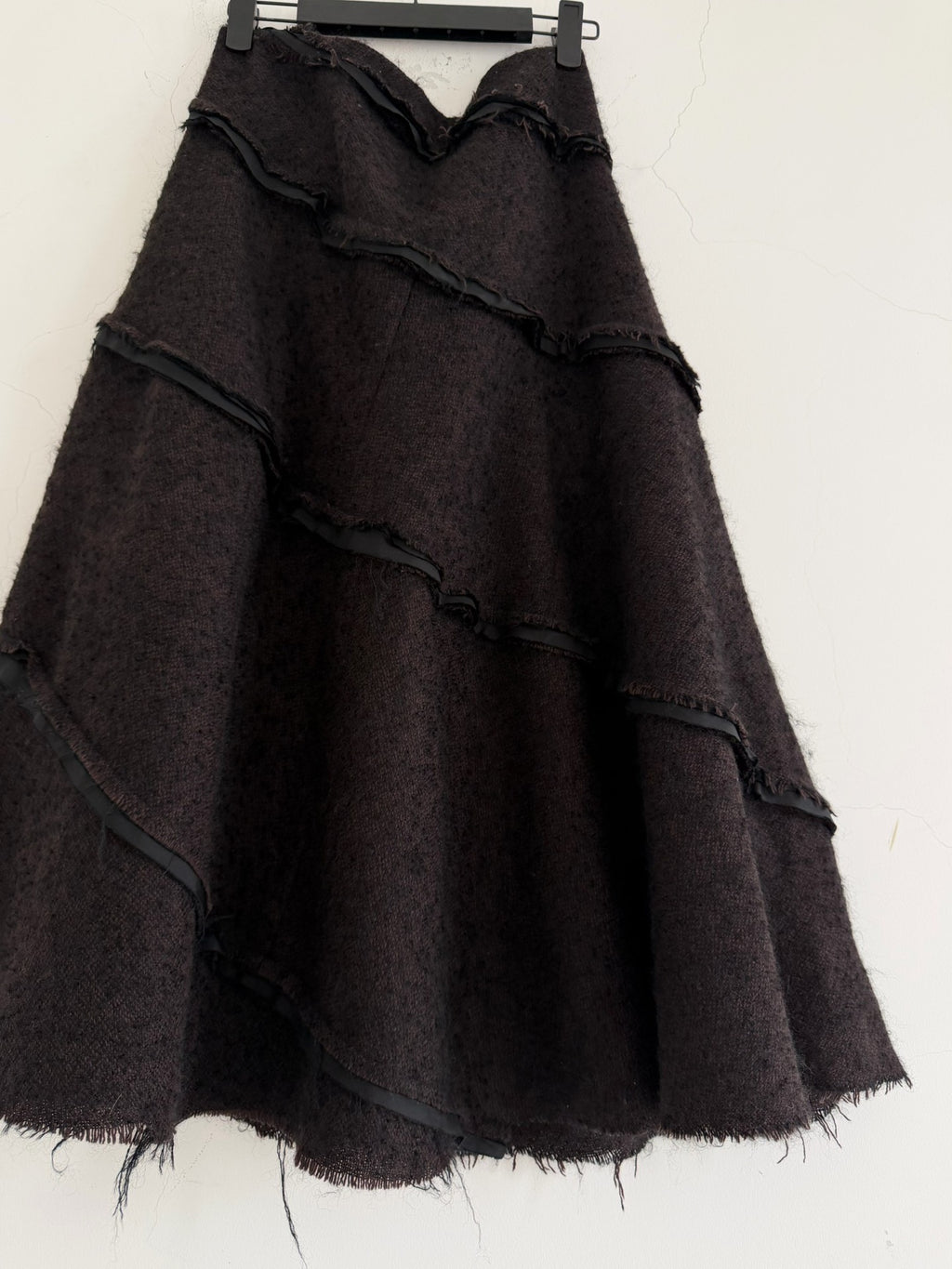 Junya Watanabe 2002 Frayed Cut Umbrella Skirt