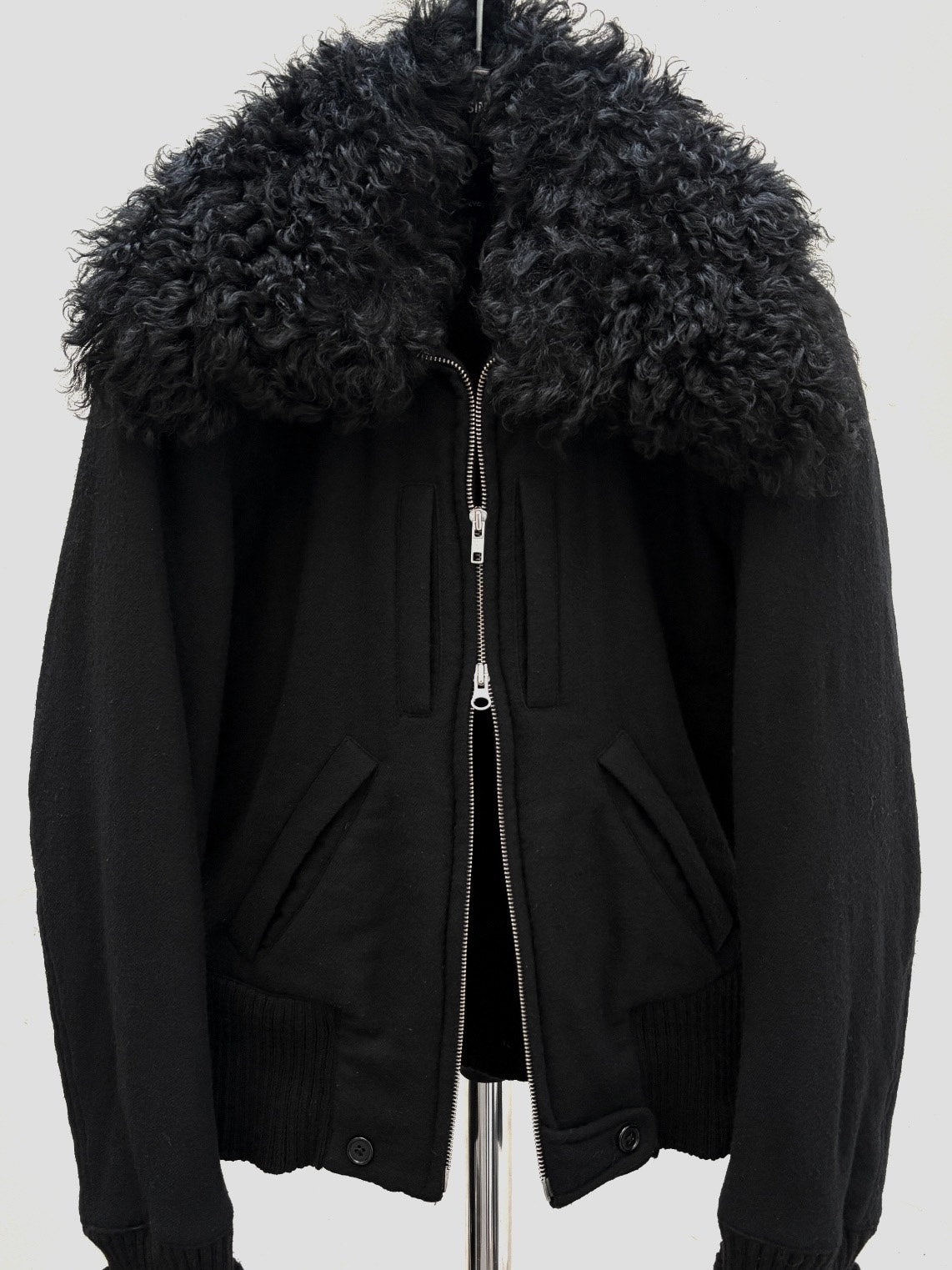 Ann Demeulemeester FW07 Fur Collar Jacket