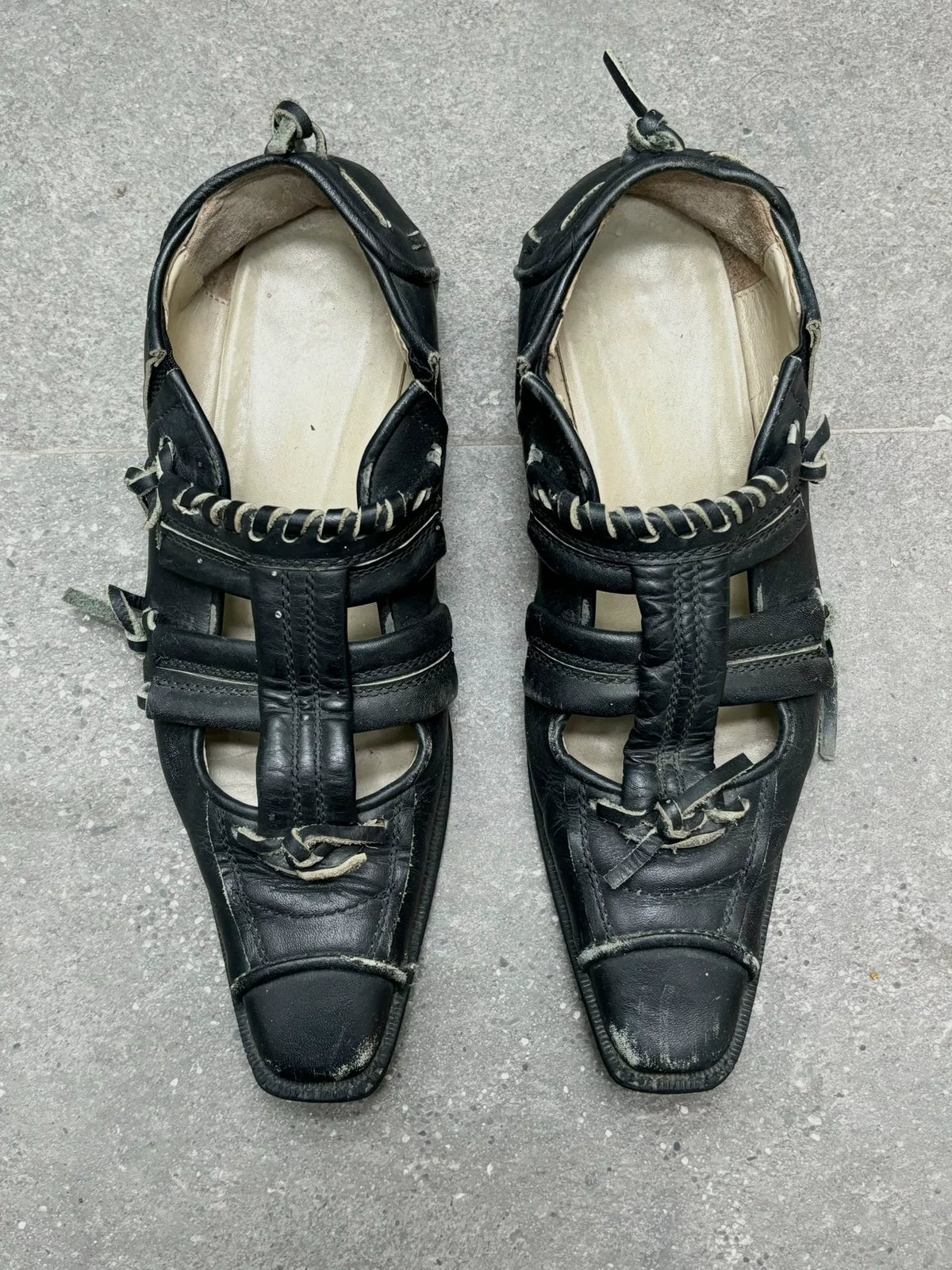 Comme Des Garcons | S/S05 Rope Knot Leather Shoes