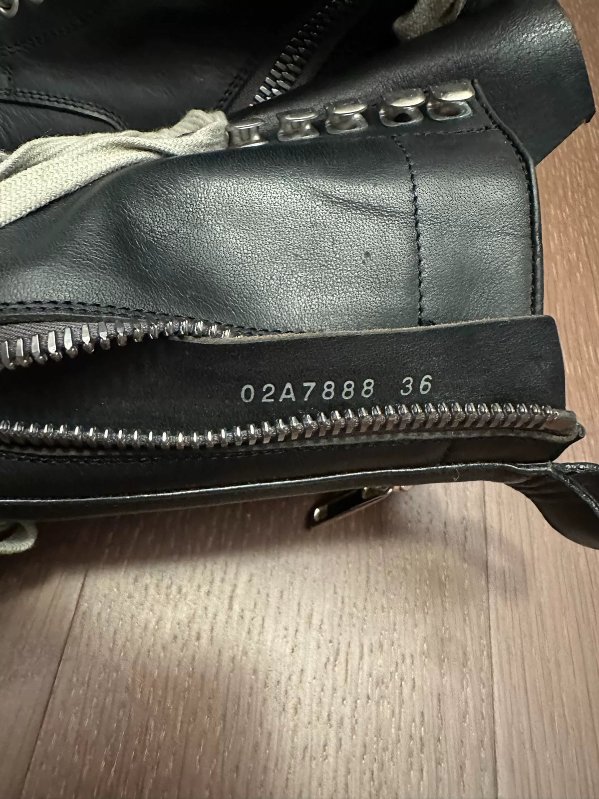 Rick Owens Octopus Lace-Up Military Boots