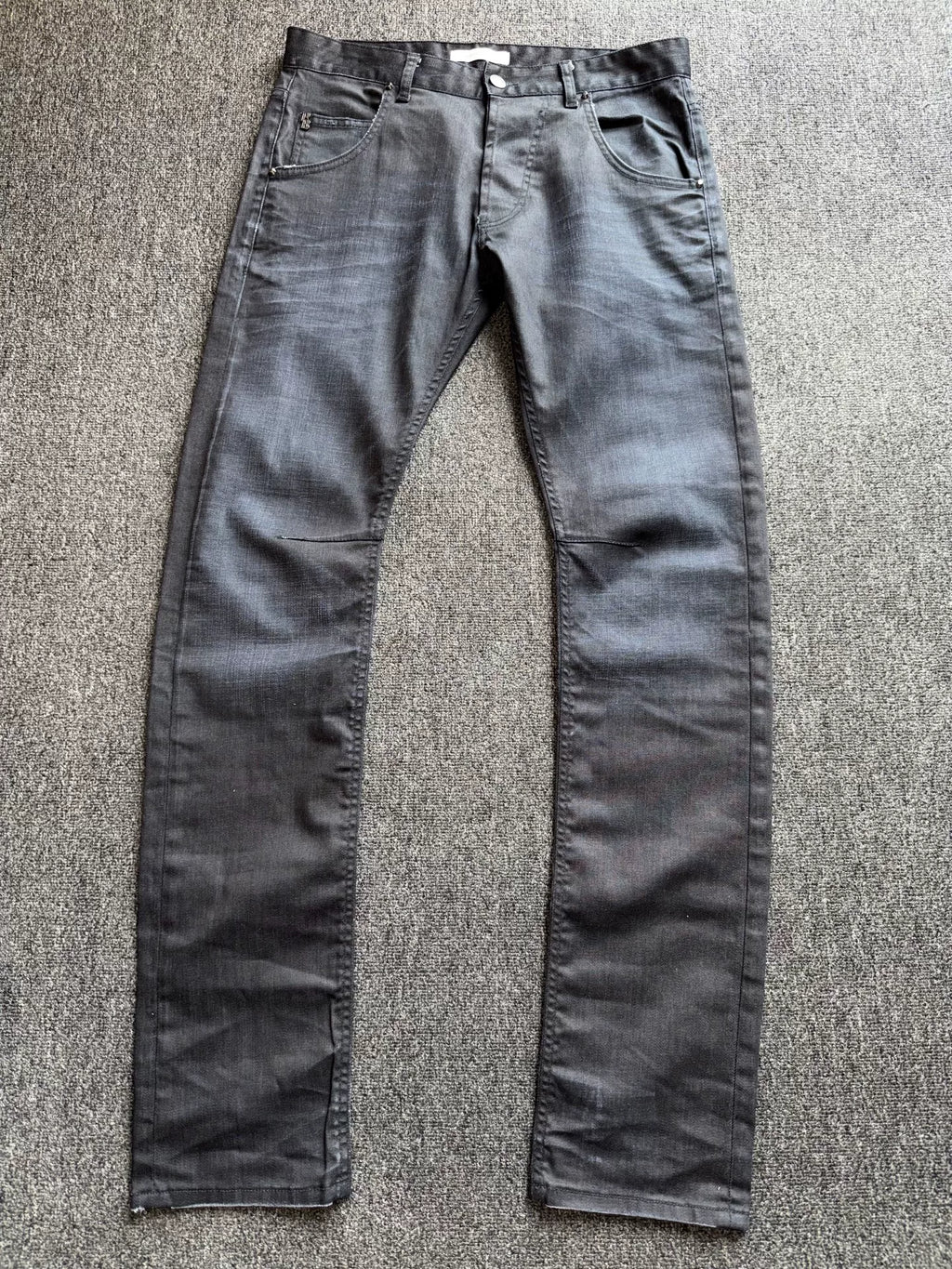 Pierre Balmain 12ss distressed denim jeans