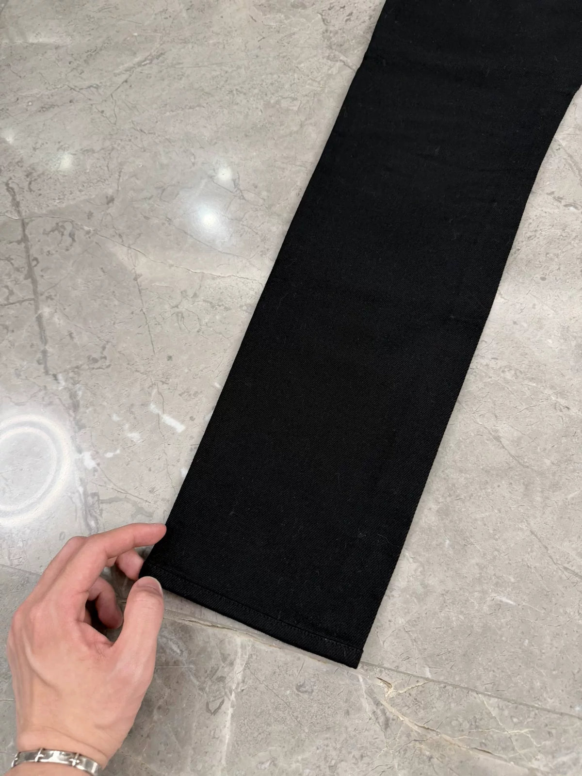 Celine 19SS SK003 Black Straight-Leg Denim Jeans