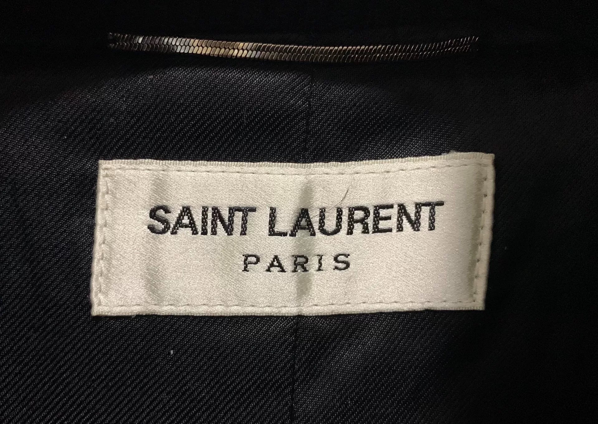 Saint Laurent 17SS Black Wool Jacket