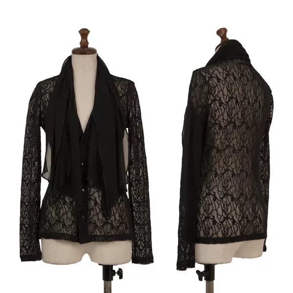 Jean Paul Gaultier Vintage Black Lace Top