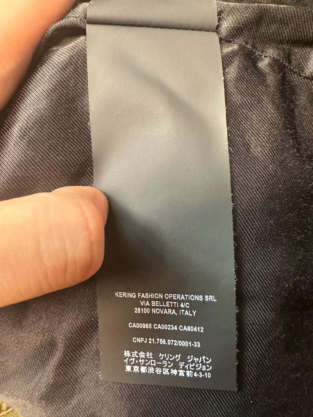Saint Laurent Teddy harrington jacket by Anthony Vaccarello