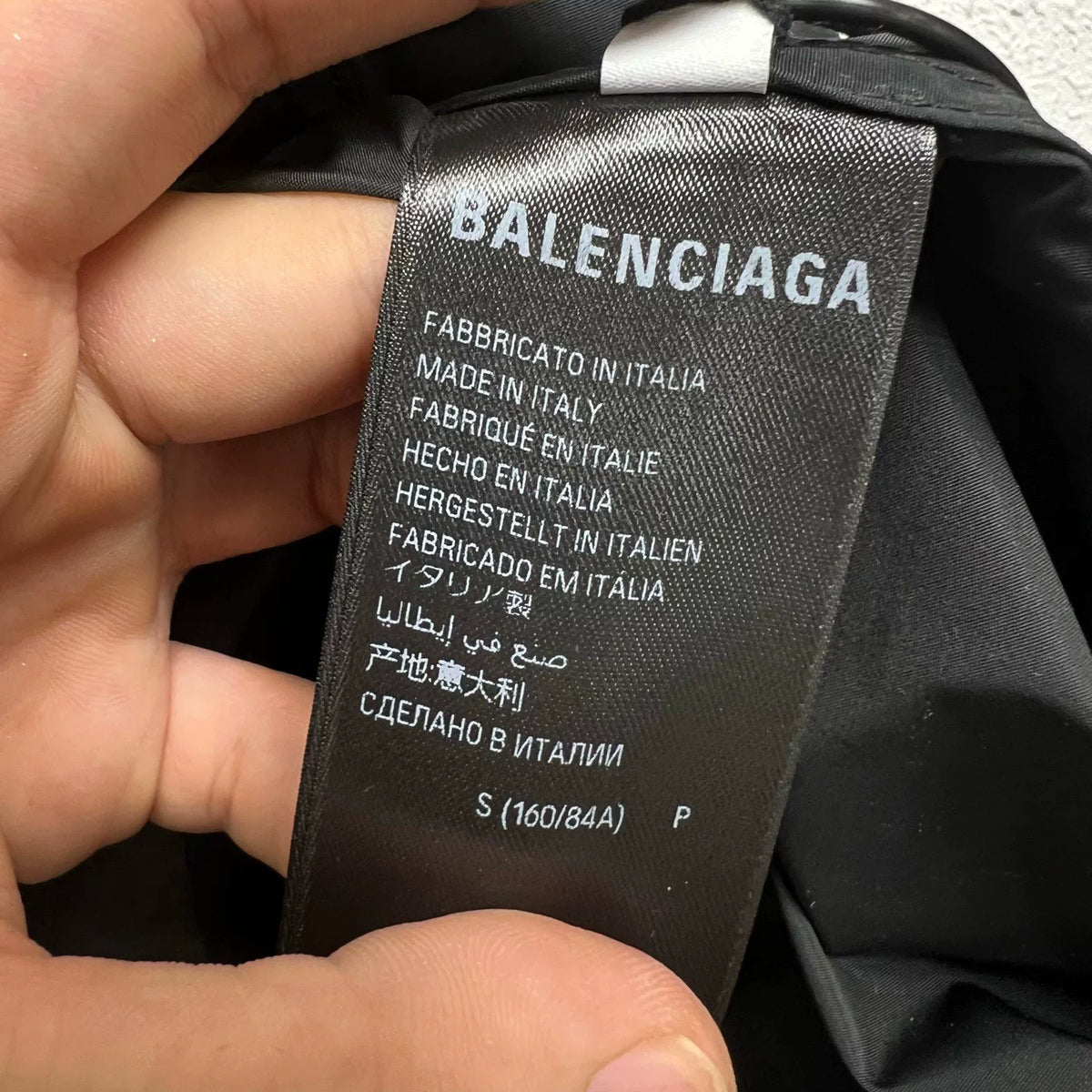 Balenciaga SS24 Wave Logo Print Crew Neck Button-Down Long Sleeve Jacket Windbreaker