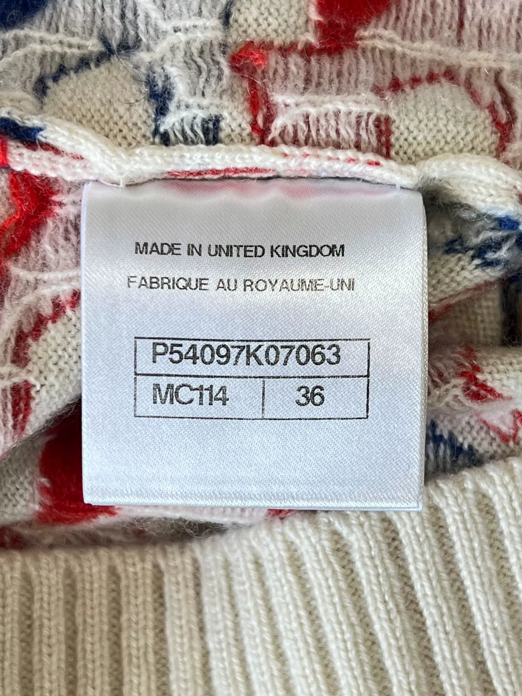 Chanel short-sleeve knit sweater