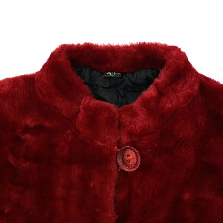 Jean Paul Gaultier Red Fur Coat