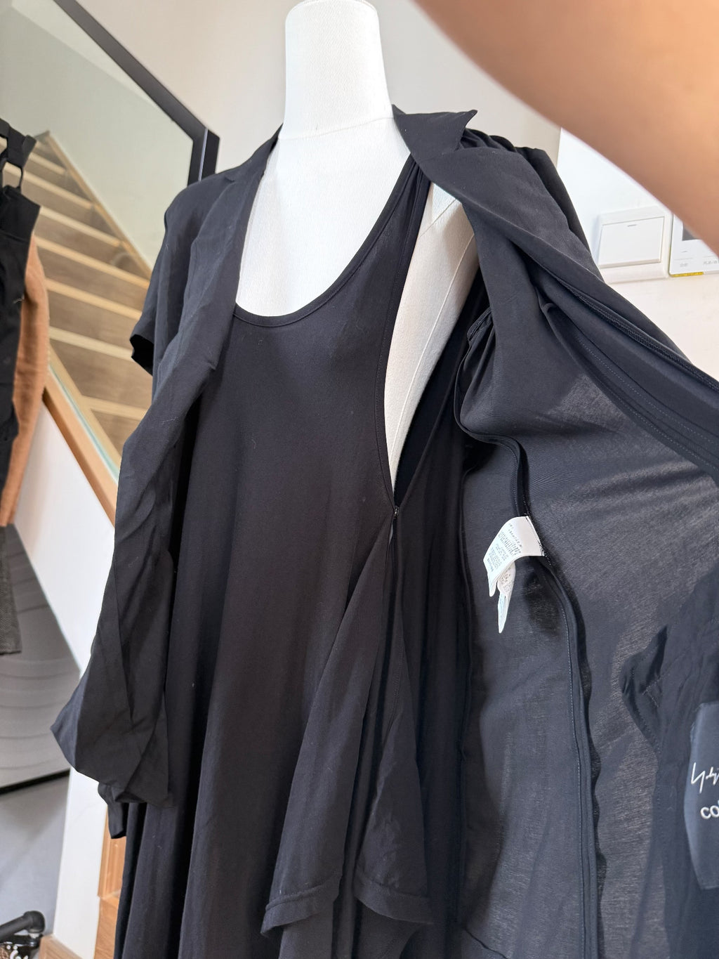 Yohji Yamamoto SS22 Fake Two-Piece Shirt Dress