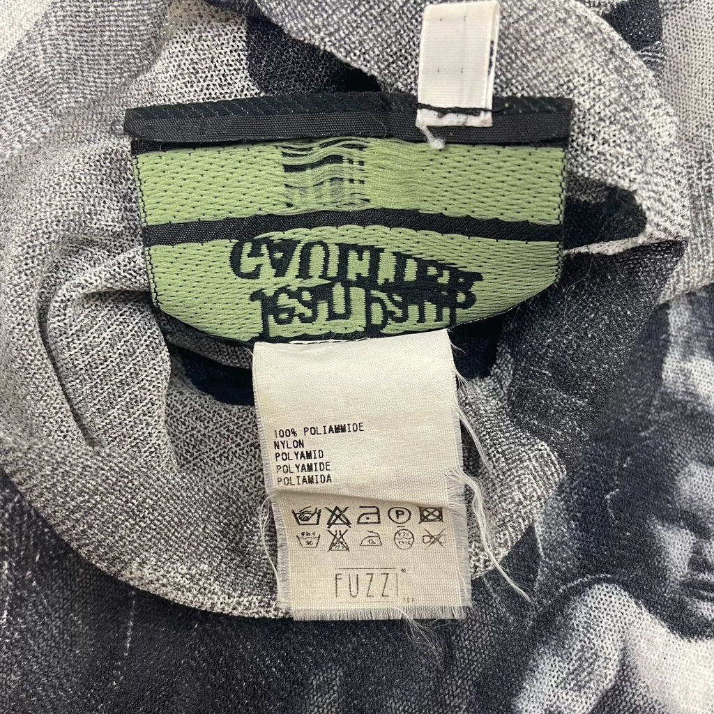 2003 Fall/Winter Jean Paul Gaultier Punk Girl Portrait Mesh T-Shirt