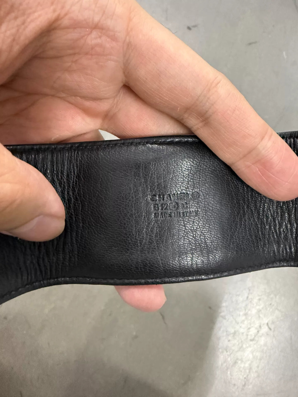 Chanel Lambskin Bracelet Black
