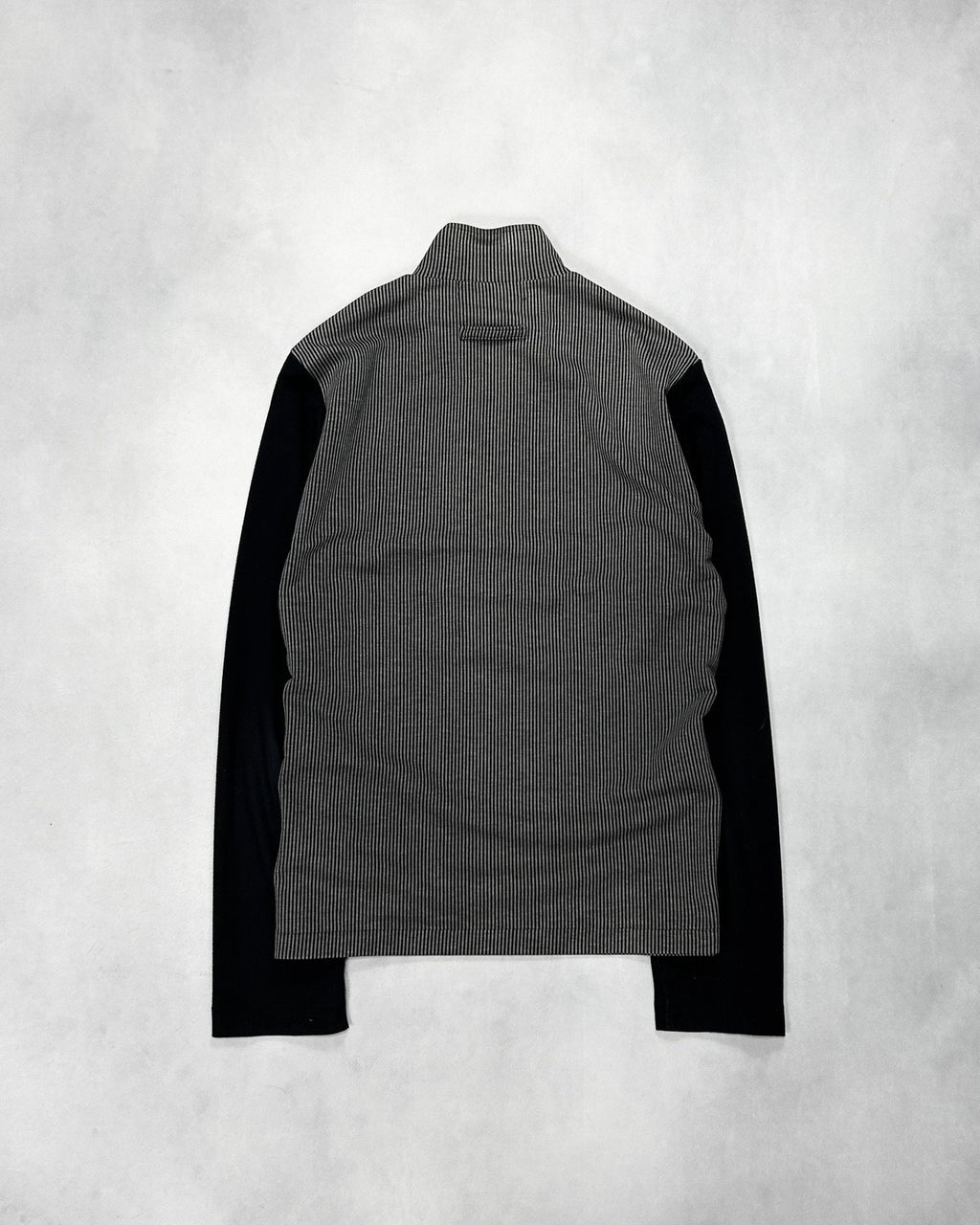 Jean Paul Gaultier Striped Half-Zip Top