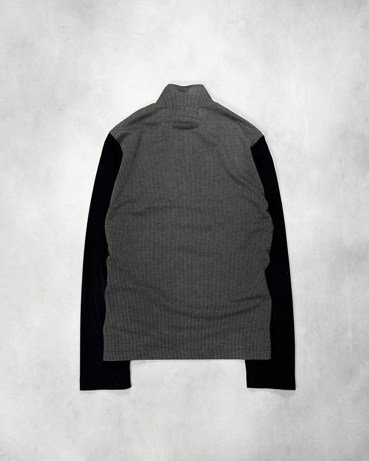 Jean Paul Gaultier Striped Half-Zip Top