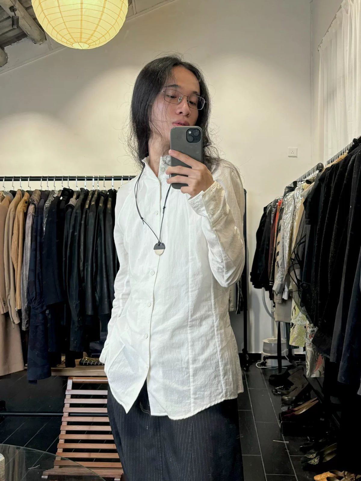 Ann Demeulemeester | Silver Dollar Necklace