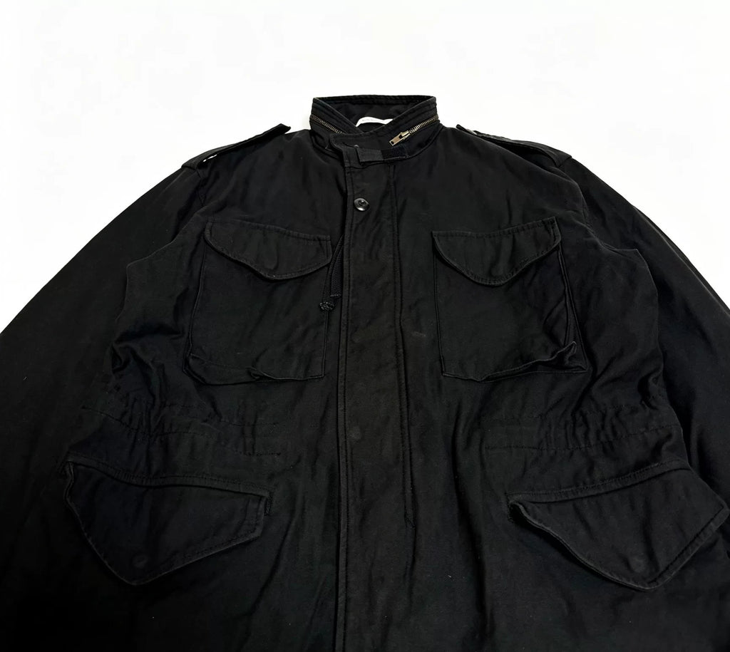 Wtaps 18AW Wmill-65 Nyco. Satin Mill Black Jacket