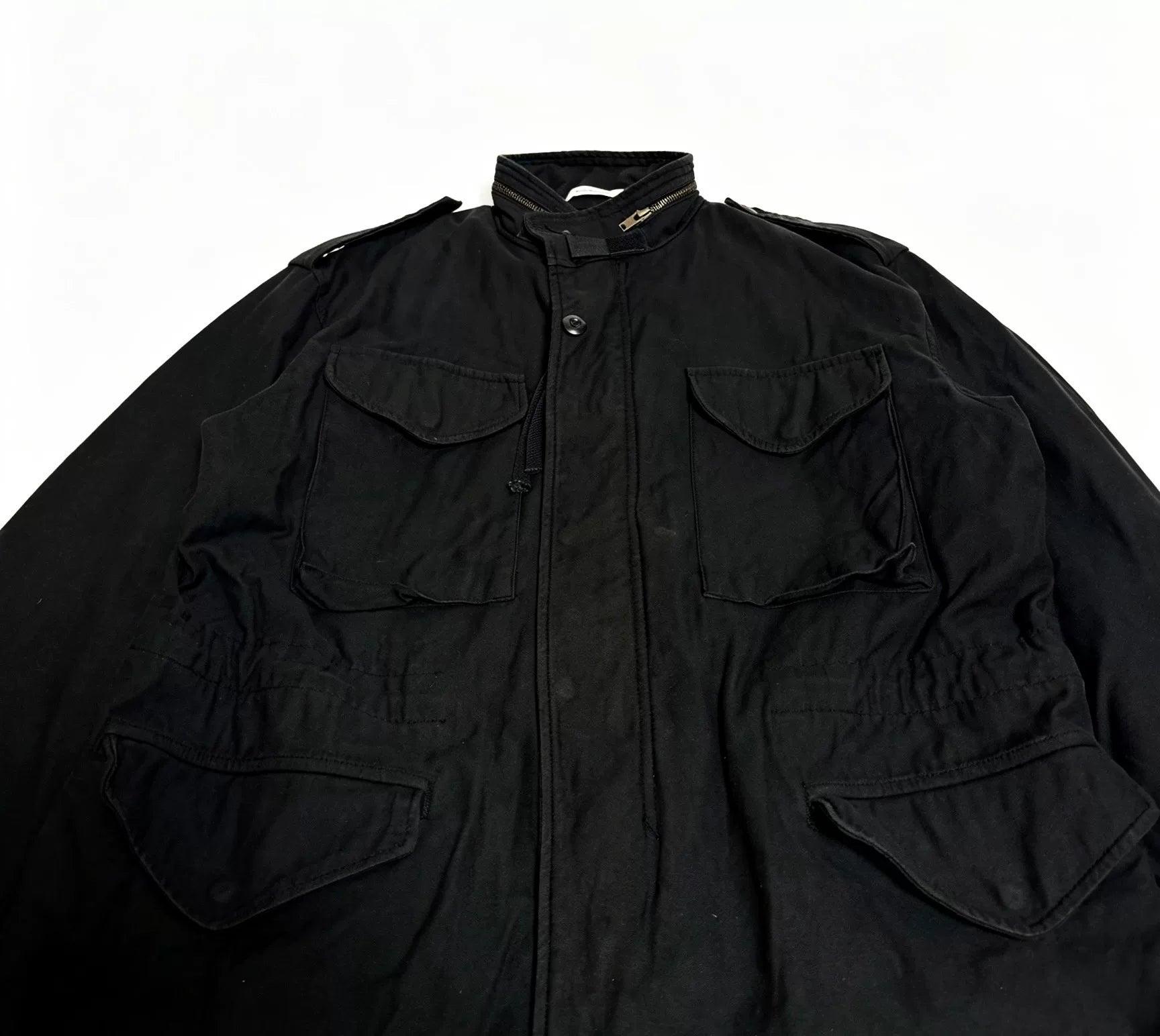 Wtaps 18AW Wmill-65 Nyco. Satin Mill Black Jacket