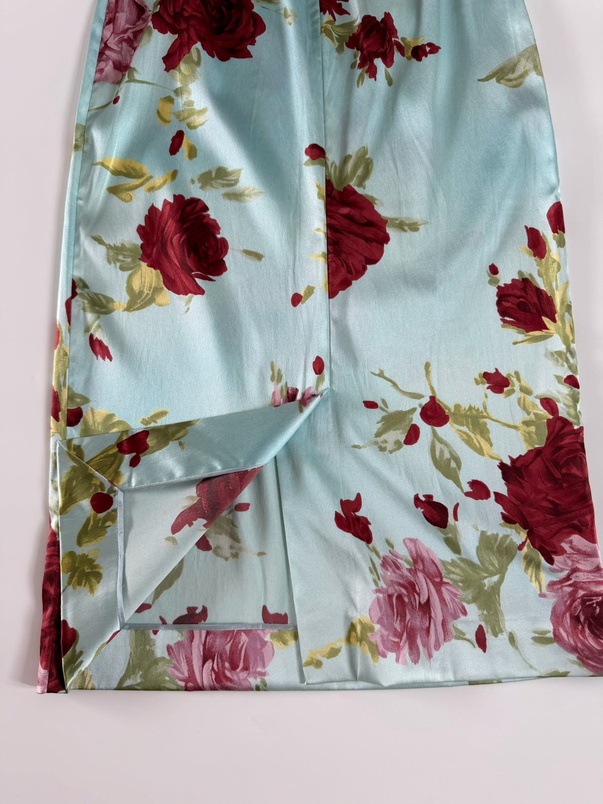 Dolce Gabbana Midi Silk Skirt