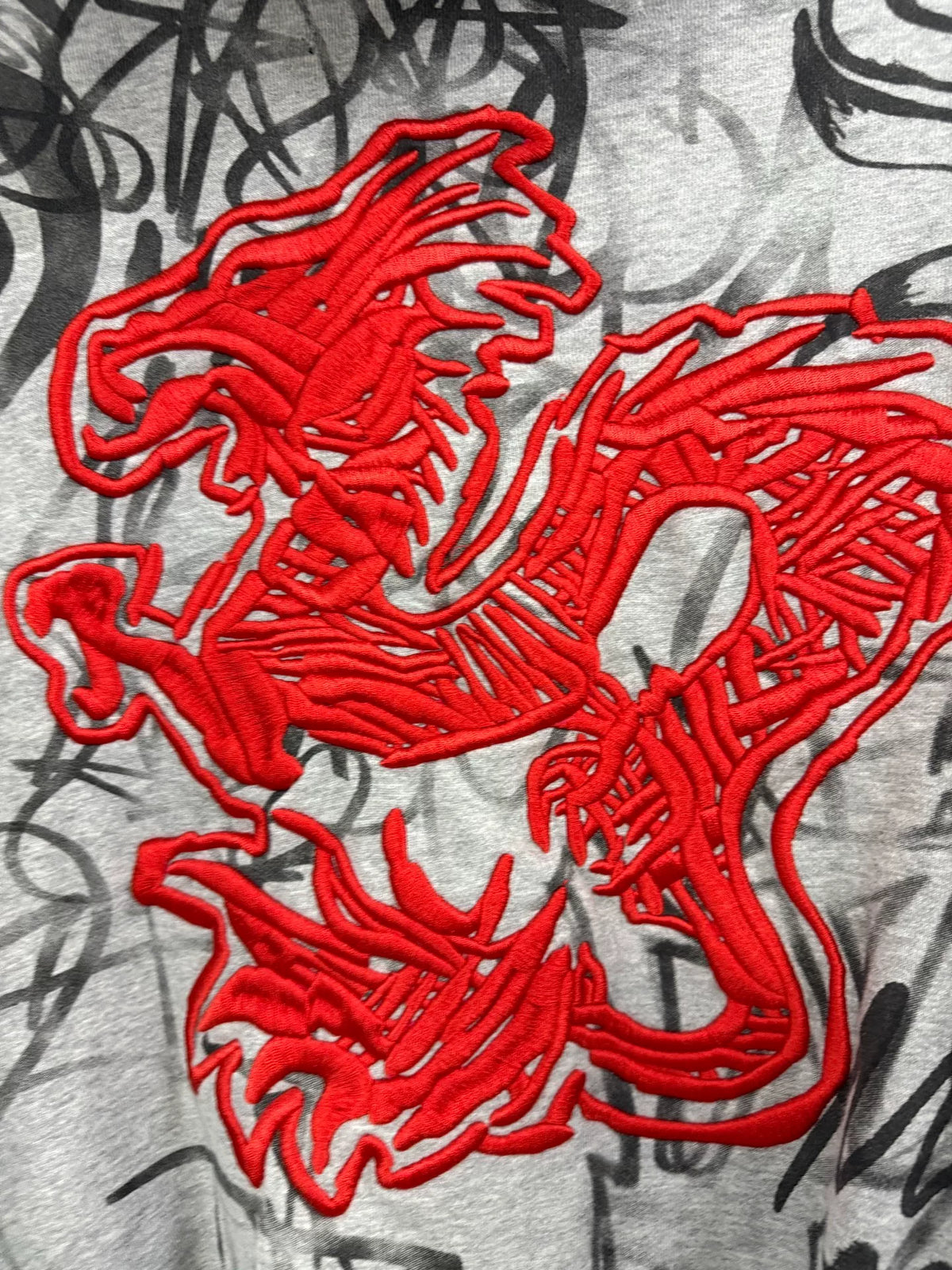 Sick Dog X Mowalola Dragon Embroidered Zip-Up Jacket