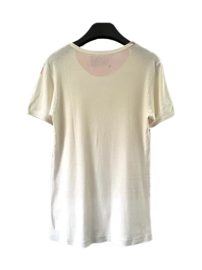 Maison Martin Margiela 01ss Hand-Printed Short-Sleeve