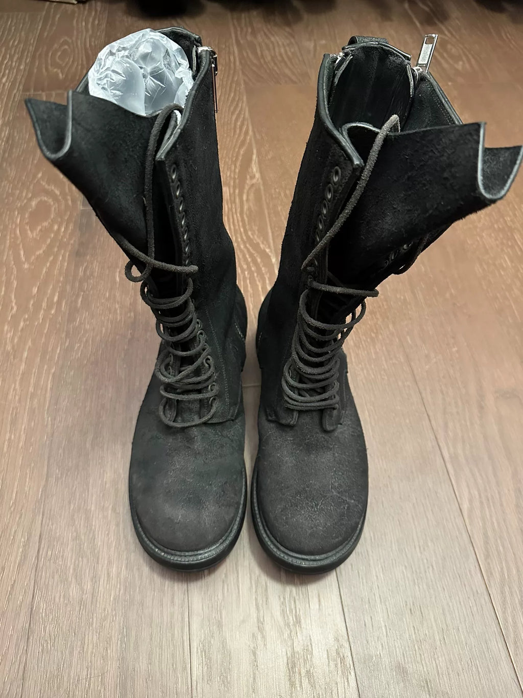 Rick Owens Creeper Boots military boots