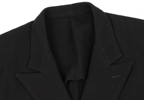 Yohji Yamamoto Black Double-Breasted Jacket