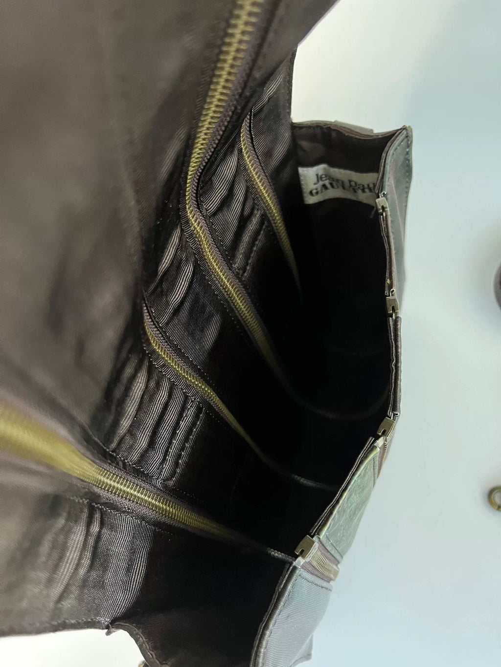 Jean Paul Gaultier Jade Beetle Deconstructed Small Crossbody Bag