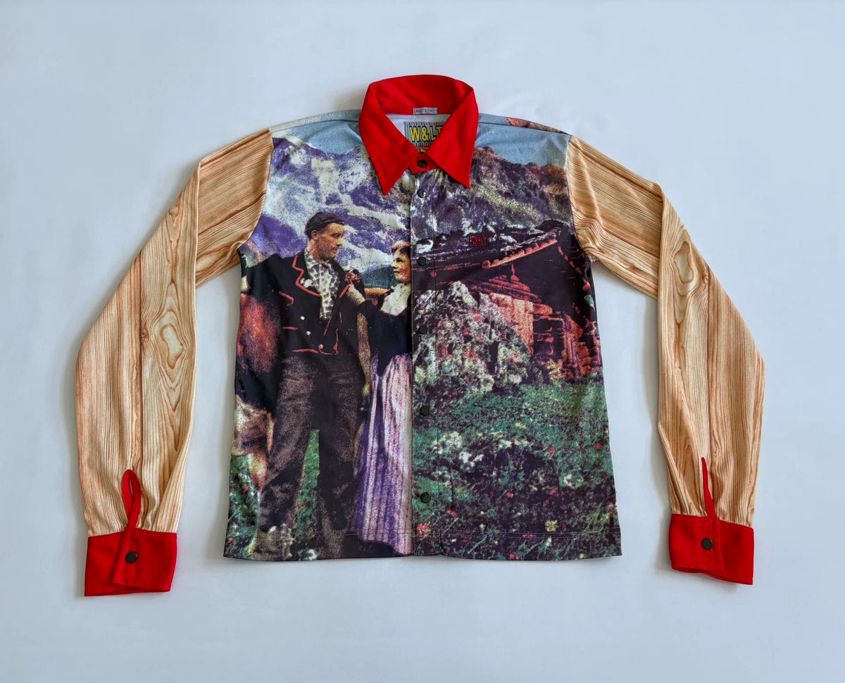 Walter Van Beirendonck signature style printed shirt