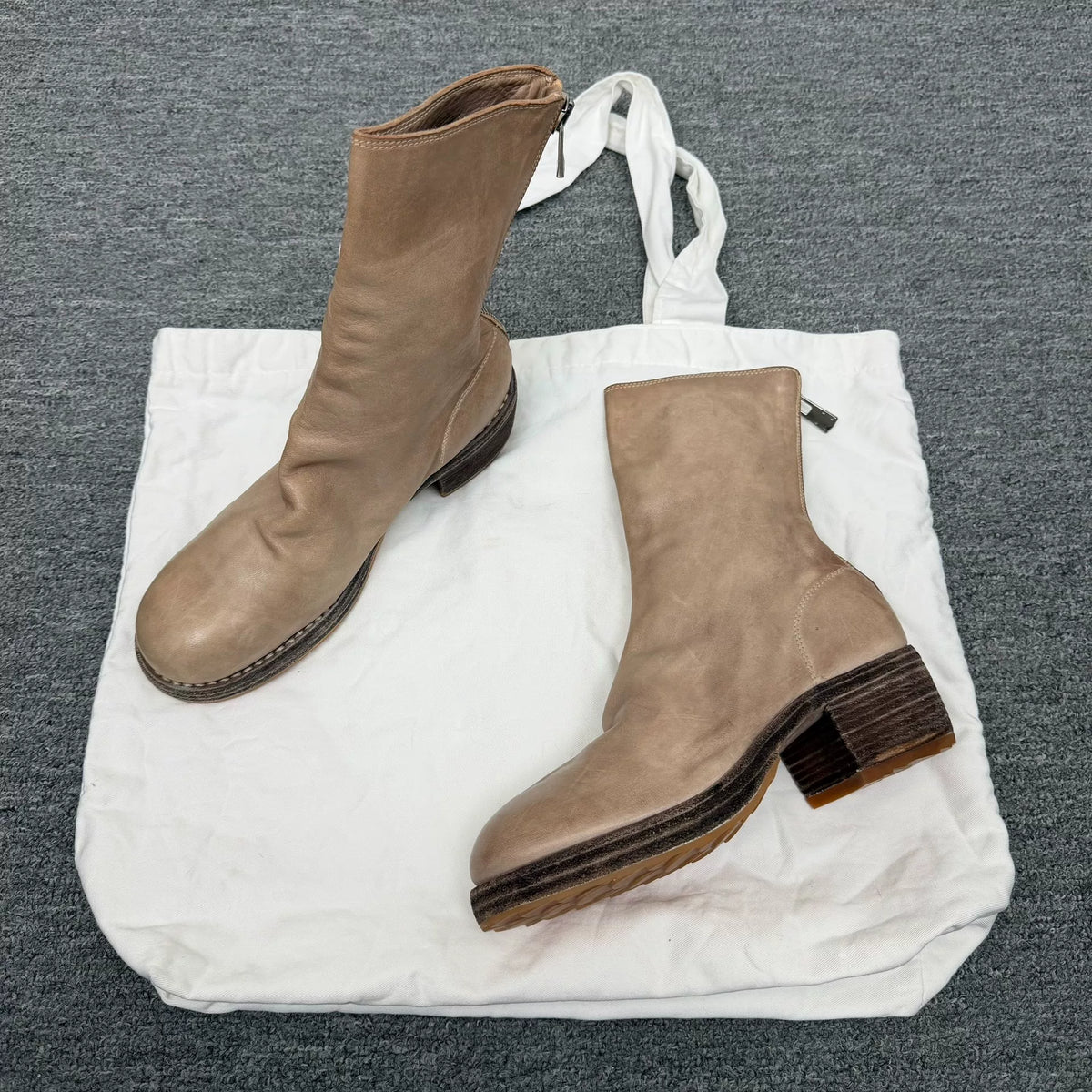 Guidi 788Z Milk Tea Boots