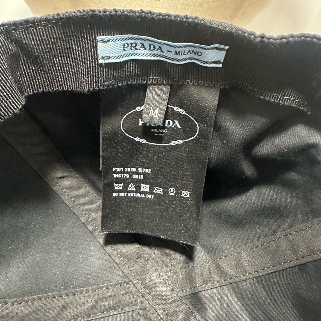 Prada Embroidered Logo Baseball Cap