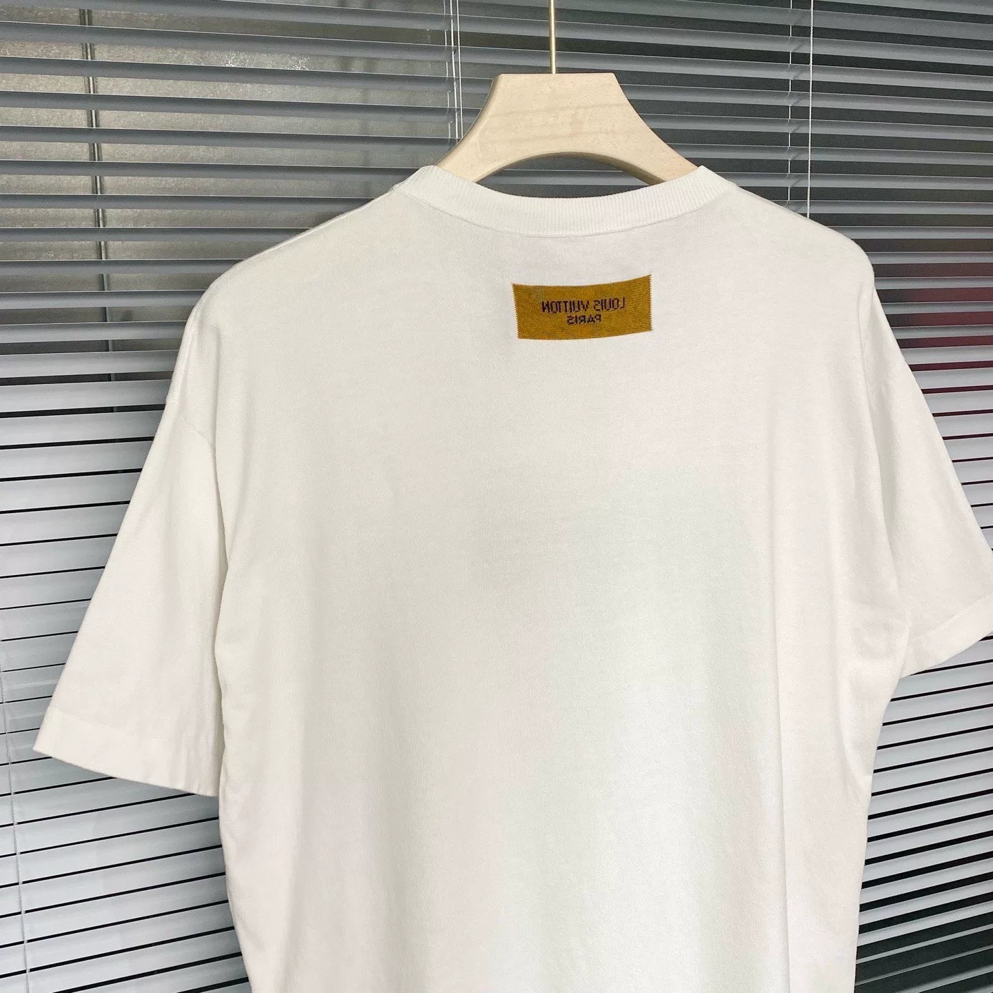Louis Vuitton SS23 Knit Short Sleeve Logo White Shirt